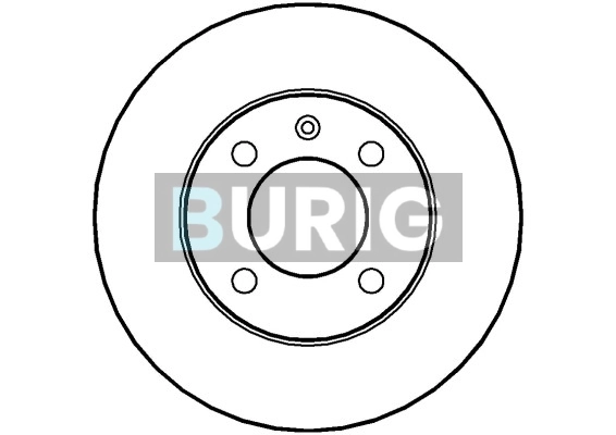 Burig féktárcsa - B010088 - TothCarparts