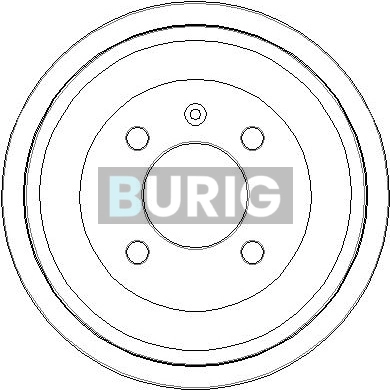 Burig fékdob - B040008 - TothCarparts