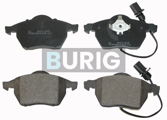 Burig fékbetétkészlet, tárcsafék - B020029 - TothCarparts