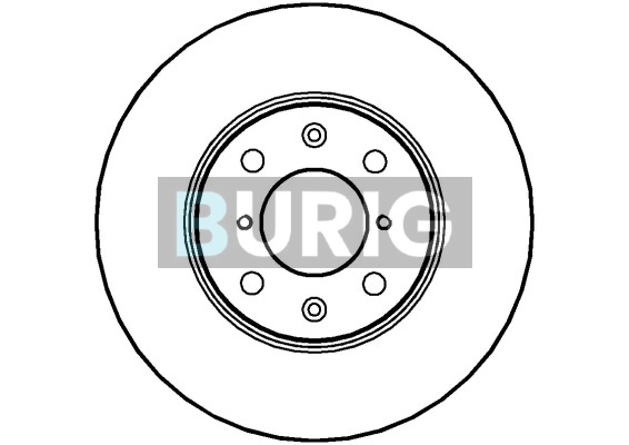 Burig féktárcsa - B010148 - TothCarparts