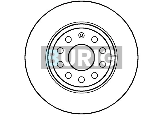 Burig féktárcsa - B010032 - TothCarparts