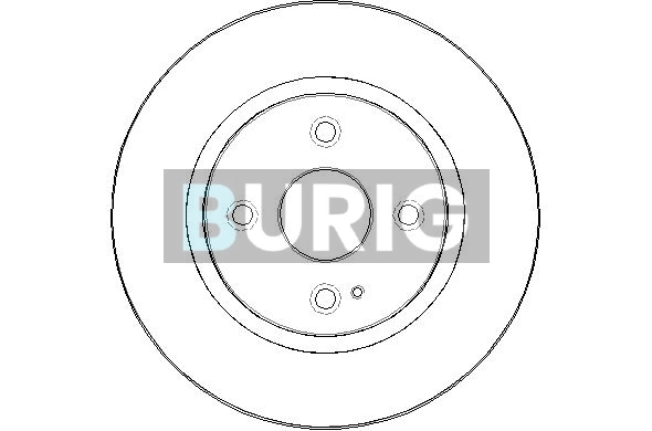 Burig féktárcsa - B010223 - TothCarparts