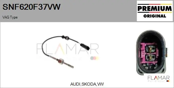 FLAMAR Érzékelő, kipufogógáz-hőmérséklet - SNF620F37VW - TothCarparts