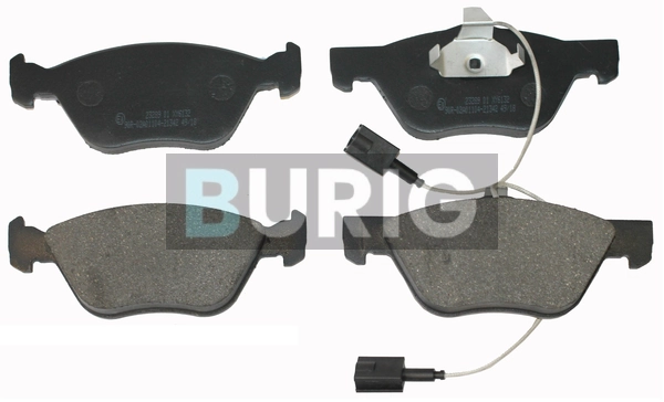 Burig fékbetétkészlet, tárcsafék - B020282 - TothCarparts