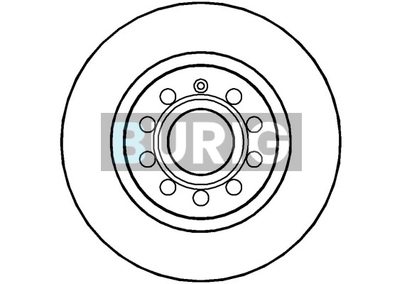 Burig féktárcsa - B010016 - TothCarparts