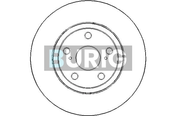 Burig féktárcsa - B010207 - TothCarparts
