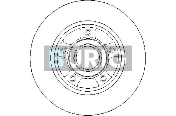 Burig féktárcsa - B010100 - TothCarparts