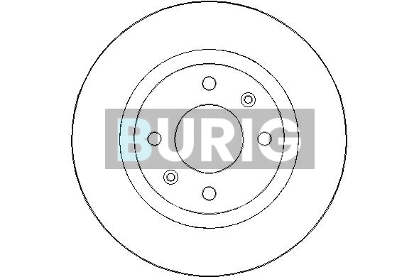 Burig féktárcsa - B010458 - TothCarparts