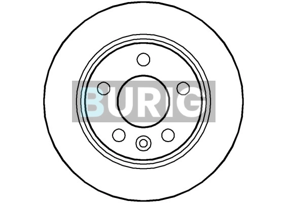 Burig féktárcsa - B010124 - TothCarparts