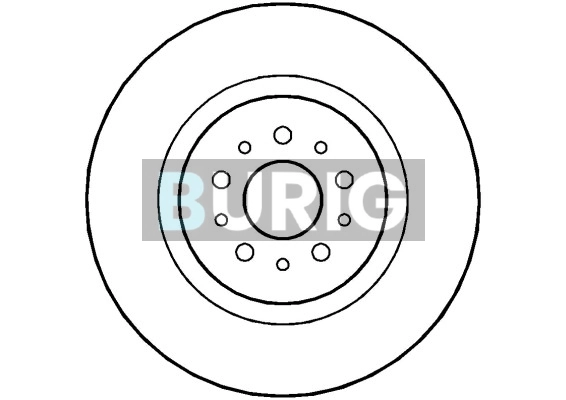 Burig féktárcsa - B010960 - TothCarparts