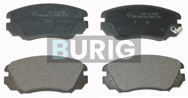 Burig fékbetétkészlet, tárcsafék - B020045 - TothCarparts