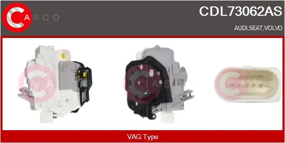 CASCO Ajtózár - CDL73062AS - TothCarparts