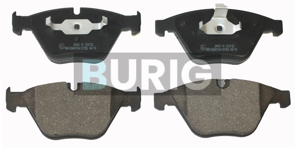 Burig fékbetétkészlet, tárcsafék - B020205 - TothCarparts