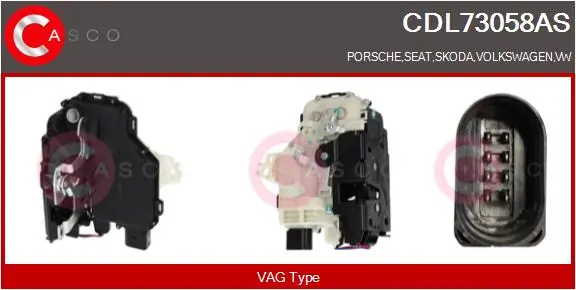 CASCO Ajtózár - CDL73058AS - TothCarparts