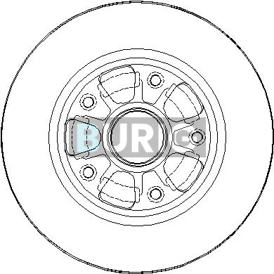Burig féktárcsa - B010762 - TothCarparts