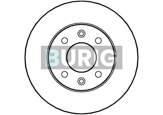 Burig féktárcsa - B010151 - TothCarparts