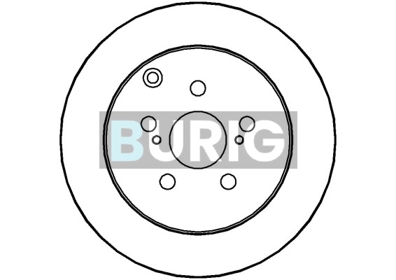 Burig féktárcsa - B010340 - TothCarparts