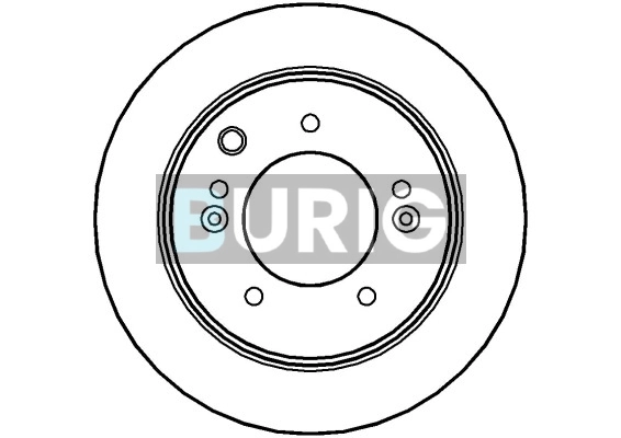 Burig féktárcsa - B010790 - TothCarparts