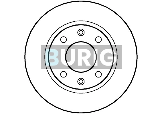Burig féktárcsa - B010063 - TothCarparts