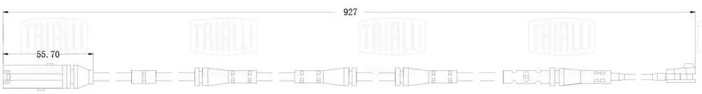 TRIALLI figyelmezető kontaktus, fékbetétkopás - PFS 4012 - TothCarparts