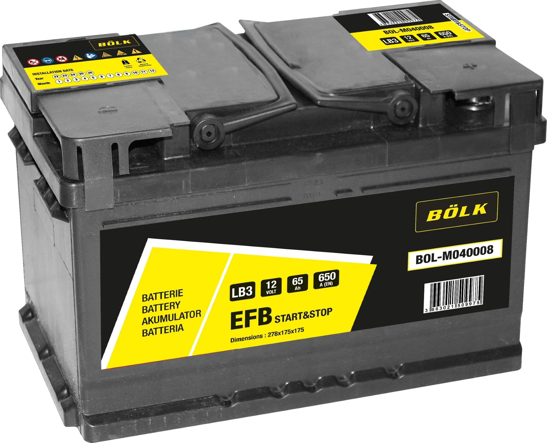 BÖLK Indító akkumulátor - BOL-M040008 - TothCarparts