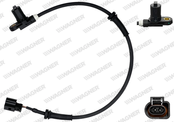 WAGNER érzékelő, kerékfordulatszám - ABS01131 - TothCarparts