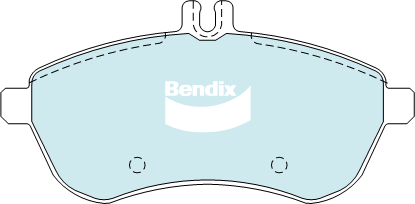 BENDIX-SEA fékbetétkészlet, tárcsafék - DB2181 EURO+ - TothCarparts