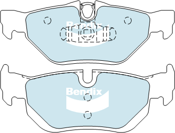 BENDIX-SEA fékbetétkészlet, tárcsafék - DB1858 EURO+ - TothCarparts