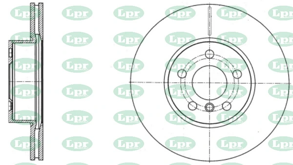 LPR-CN féktárcsa - B2568V - TothCarparts