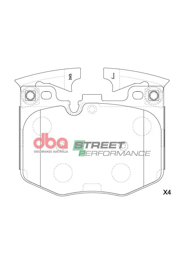 DBA Australia fékbetétkészlet, tárcsafék - DB15107SP - TothCarparts
