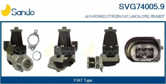 SANDO AGR-szelep - SVG74005.9 - TothCarparts
