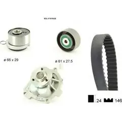 BÖLK Vízpumpa + fogasszíj készlet - BOL-F1010026 - TothCarparts