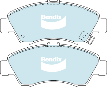 BENDIX-SEA fékbetétkészlet, tárcsafék - DB1262 ULT - TothCarparts