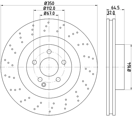MINTEX féktárcsa - MDC81915C - TothCarparts