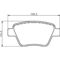 BÖLK fékbetétkészlet, tárcsafék - BOL-G041203 - TothCarparts