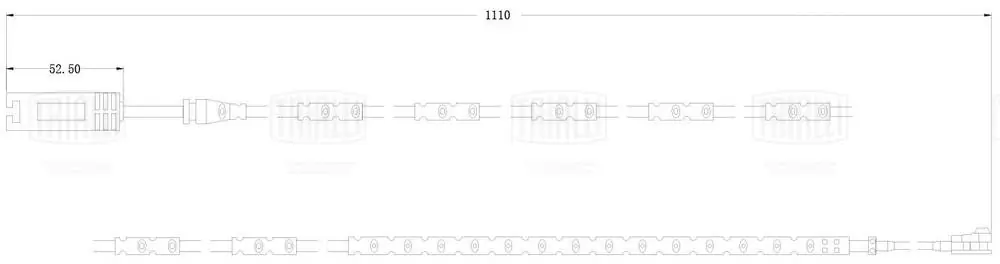 TRIALLI figyelmezető kontaktus, fékbetétkopás - PFS 0067 - TothCarparts