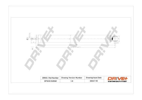 Dr!ve+ lengéscsillapító - DP1610.10.0550 - TothCarparts