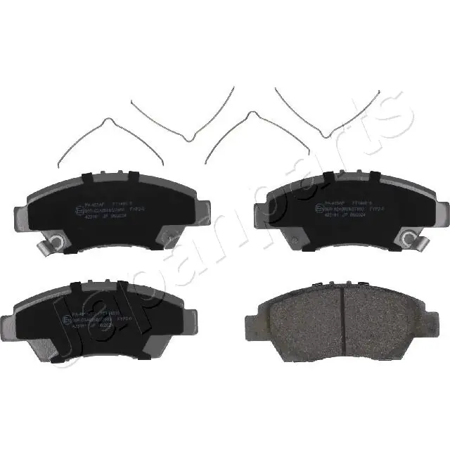 JAPANPARTS fékbetétkészlet, tárcsafék - PA-455AF - TothCarparts