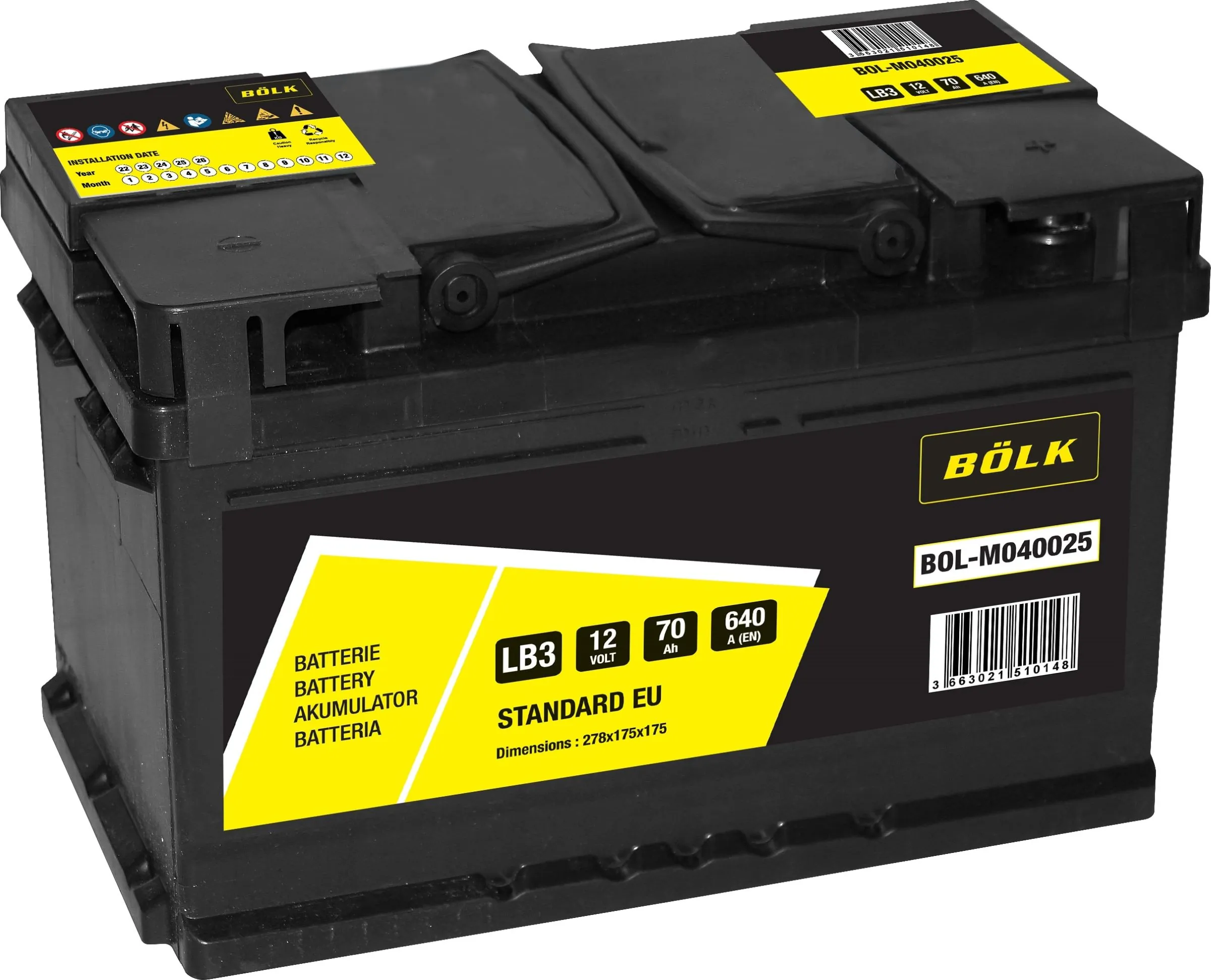 BÖLK Indító akkumulátor - BOL-M040025 - TothCarparts