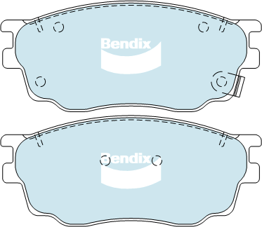BENDIX-SEA fékbetétkészlet, tárcsafék - DB1682 MKT - TothCarparts