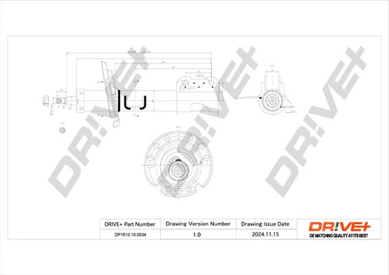 Dr!ve+ lengéscsillapító - DP1610.10.0534 - TothCarparts
