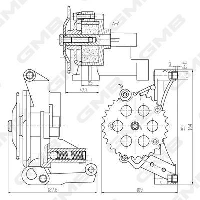GMB Oceania olajszivattyú - GOAS-66A - TothCarparts