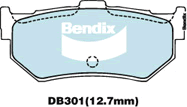 BENDIX-SEA fékbetétkészlet, tárcsafék - DB301 GCT - TothCarparts
