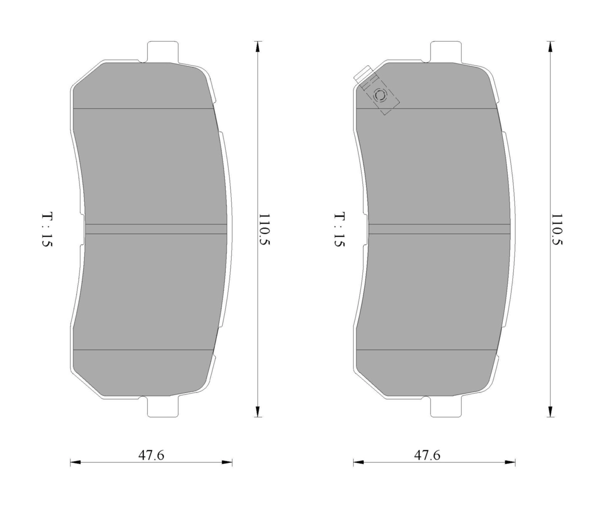BOSCH fékbetétkészlet, tárcsafék - 0 986 T10 235 - TothCarparts