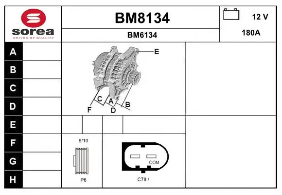 SNRA generátor - BM8134 - TothCarparts