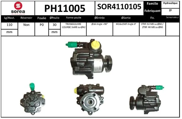 EAI hidraulikus szivattyú, kormányzás - PH11005 - TothCarparts