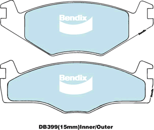 BENDIX-SEA fékbetétkészlet, tárcsafék - DB399 GCT - TothCarparts