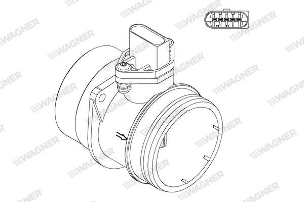 WAGNER légmennyiségmérő - AFS00088 - TothCarparts