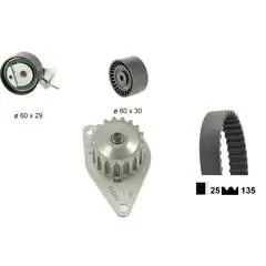 BÖLK Vízpumpa + fogasszíj készlet - BOL-N080008 - TothCarparts