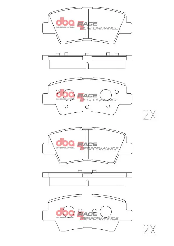 DBA Australia fékbetétkészlet, tárcsafék - DB2076RP - TothCarparts